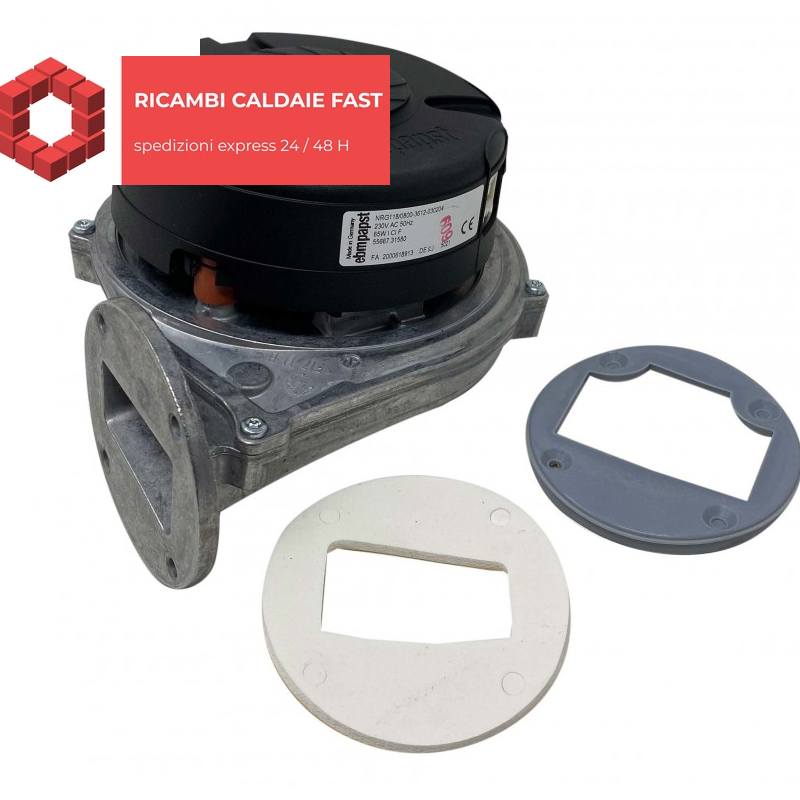 ventilatore fumi caldaie Unical 95262803  con guarnizioni 
