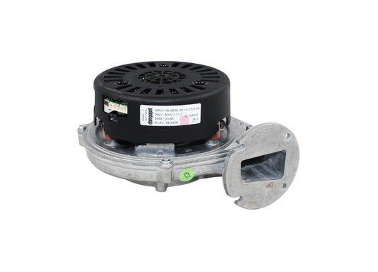ventilatore rotondo grigio e nero