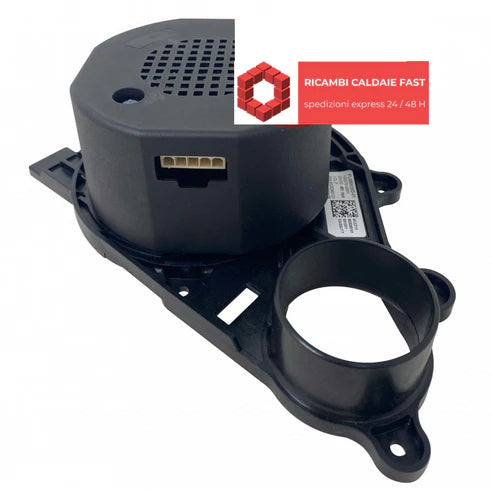 ventilatore nero rotondo