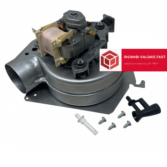 Ventilatore fumi caldaia Ferroli 39811561 , con viti e venturi 