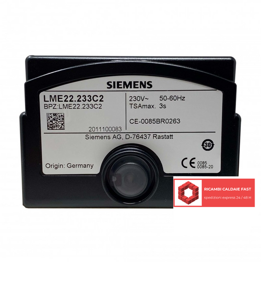 Apparecchiatura quadro di comando e controllo Siemens LME22.233C2 per bruciatori a gas