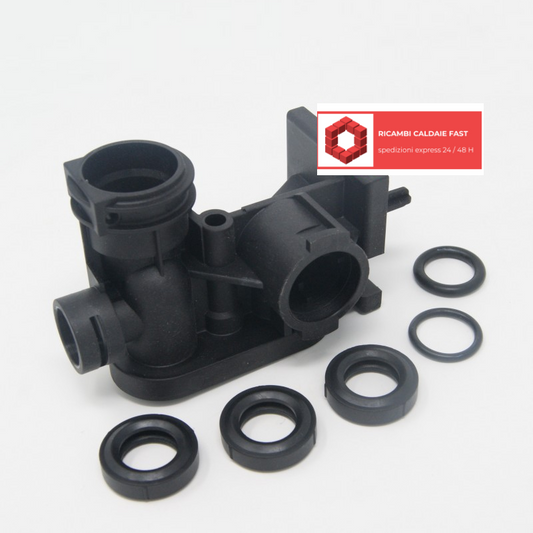 Blocco idraulico sinistro per caldaie Chaffoteaux 61010003