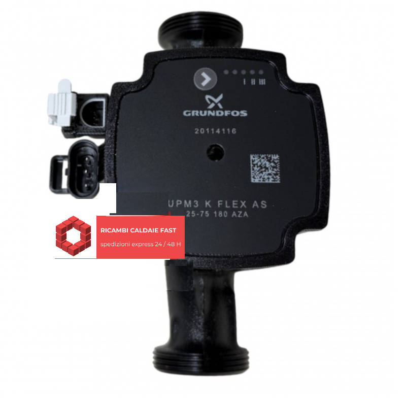 Circolatore GRUNFOS 20114350, UPM3 K FLEX AS 25-75 180 AZA