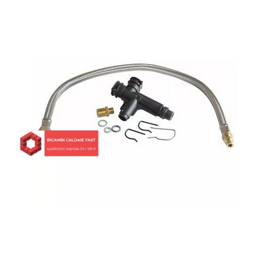 Corpo by-pass caldaia Chaffoteaux 61010110 compatibile MC, Nectra, Nectra Top

