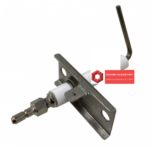 Elettrodo rilevazione caldaia Riello 4R001094 originale