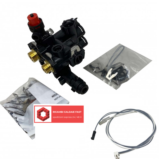 Gruppo mandata caldaia Chaffoteaux 60003251 compreso di sonda e clips