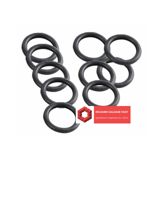  Guarnizioni O-Ring Ariston 573825 Ø18,64x3,53 per scambiatore caldaia, confezione da 10 pezzi