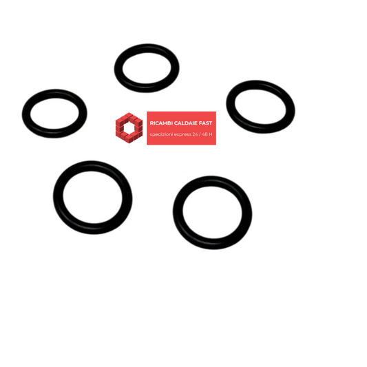 Guarnizioni 5 pezzi O-ring originali scambiatore caldaia Italtherm 18,64 x 3,53 codice 240001535