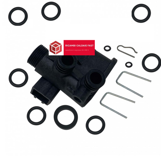 Kit gruppo Flussostato caldaia Radiant con foro aperto 43163LP ex 64061LA - Ricambi Caldaie Fast 

