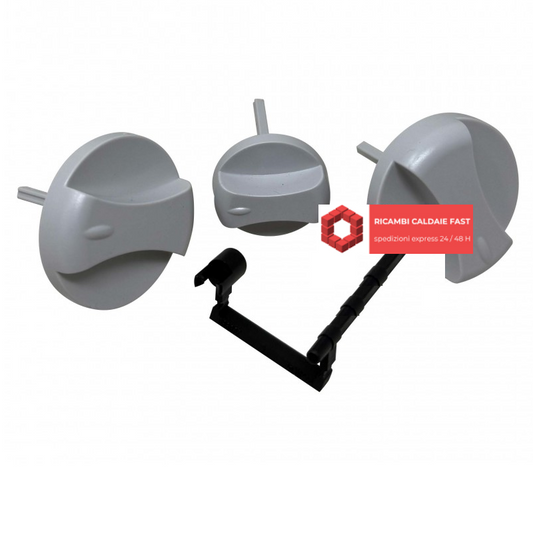 Kit 3 pezzi manopole per caldaia Vaillant 114288 
