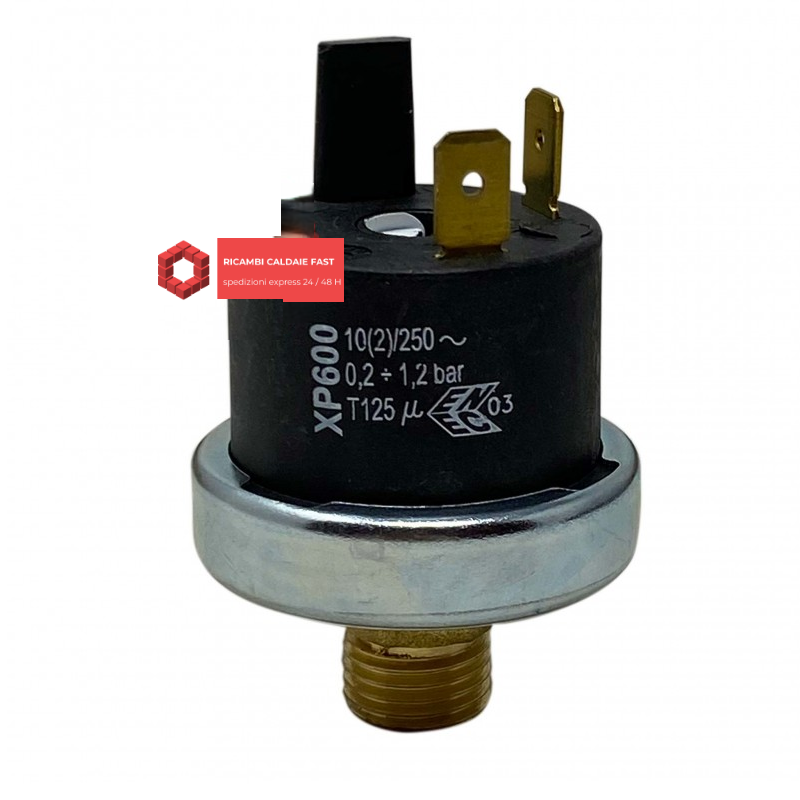 Pressostato acqua XP600 0,2+- 1,2 bar per caldaia italtherm 549000379