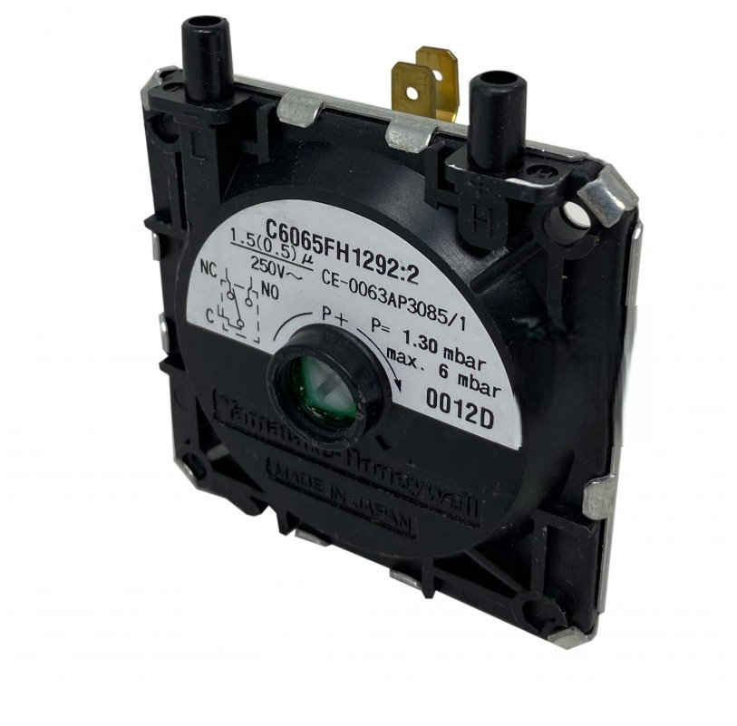 Pressostato aria differenziale originale Fondital 6PRESDIF00 per caldaie Aries, Flores e Tahiti