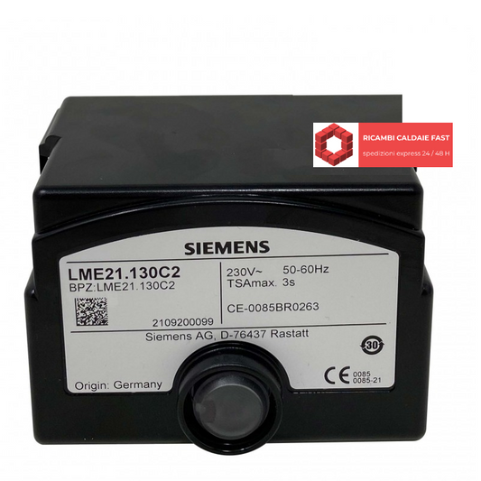 Quadro Siemens LME21.130C2 - 230 V - 50-60 Hz- TSAmax 3S