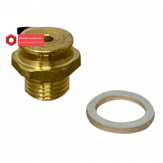 Raccordo premistoppa caldaia Lamborghini 04559510 con guarnizione