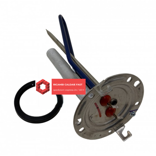 Resistenza Ariston 6500582000 per scaldabagno Velis Dune , con anodo e guarnzione