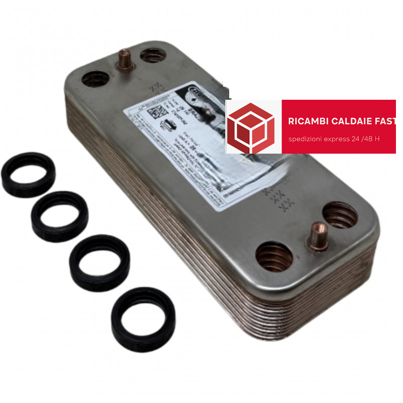 Scambiatore Beretta Ciao X Mynute Evo X Quadra X. Con 4 guarnzioni