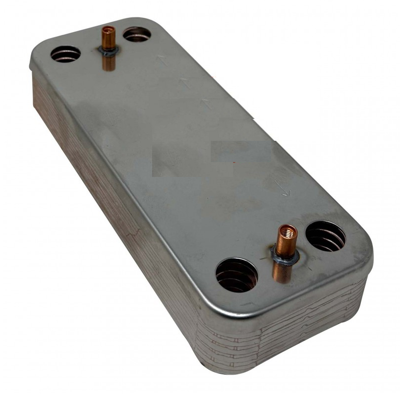 Scambiatore sanitario Joannes originale per caldaia Clizia D 24 A e D 24 Condens – cod. 39842130