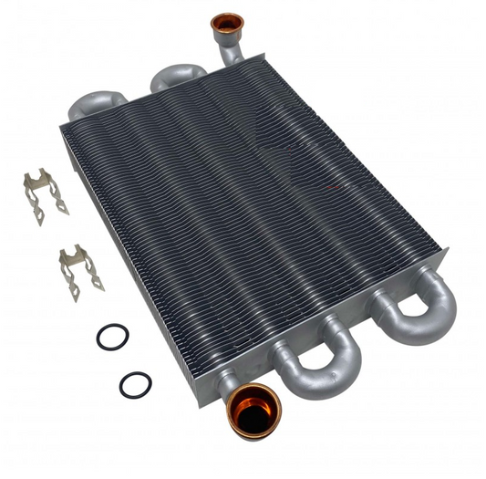 Scambiatore primario originale caldaia Ecoflam Elco codice 65106297


