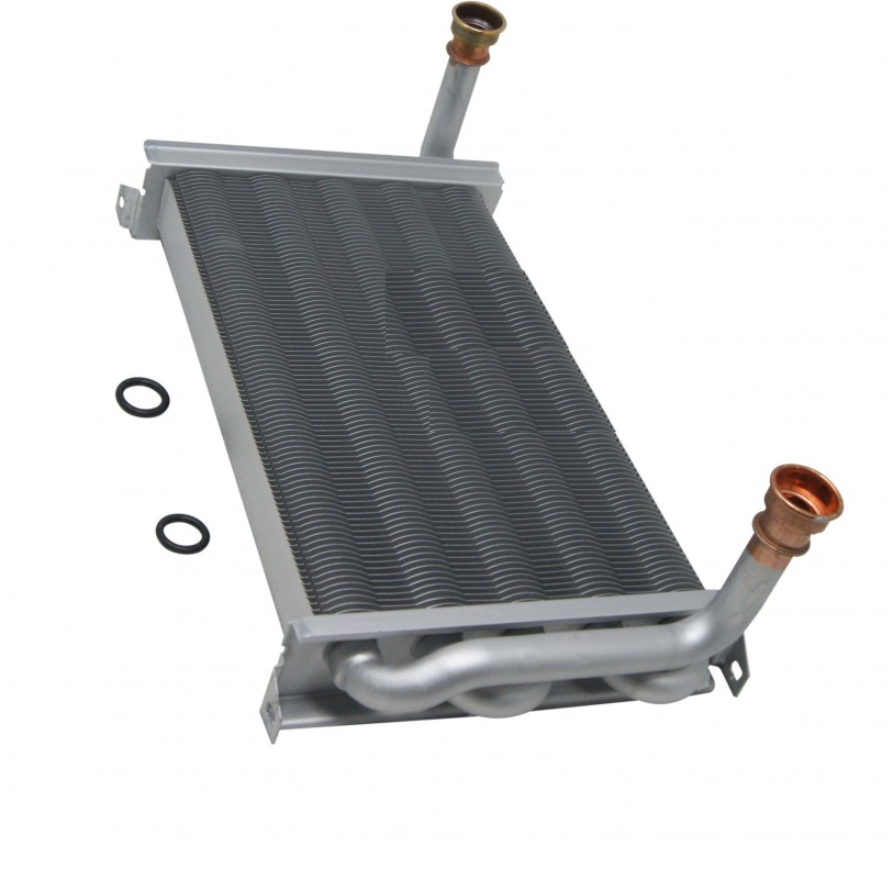 Scambiatore primario compatibile caldaia Ecoflam Linda+ 61010017