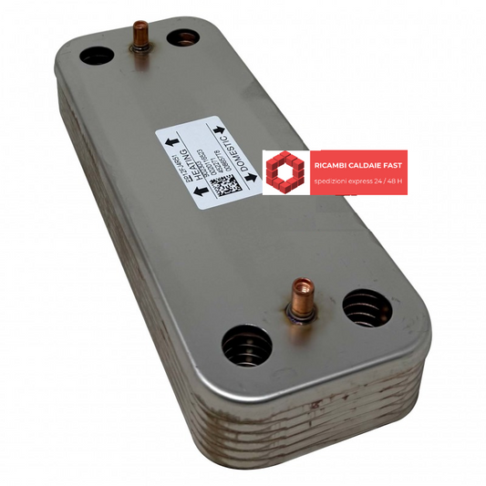 Scambiatore PP12FJ4R51 caldaia Hermann  0020123132