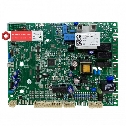 Scheda Elettronica Verde B&P  hagc03 bx01 per caldaia Baxi con codice 7726557