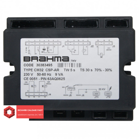 Scheda elettronica Brahma CM32 CSP-AR per gruppo Imar CSP - Codice 30393495