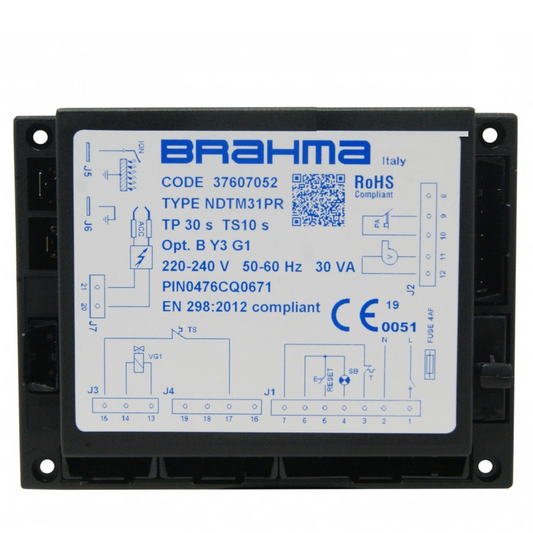 Scheda Brahma NDTM31PR , codice 37607052 . TP 30 S - TS 10 S 
