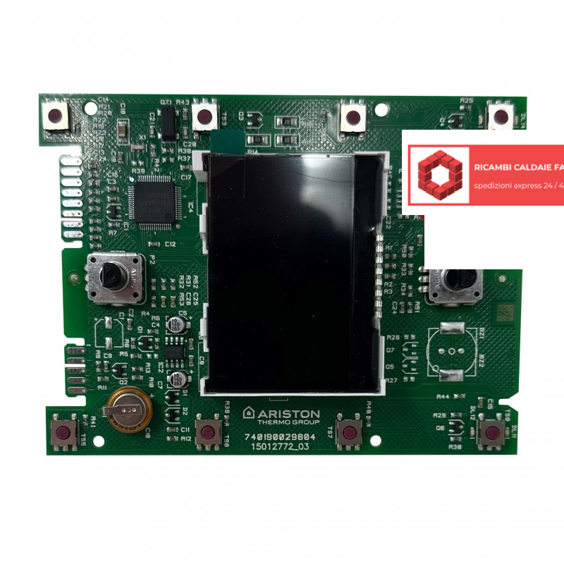 Scheda display caldaia Chaffoteaux 60003008-03 compatibile Mira e Urbia Advance