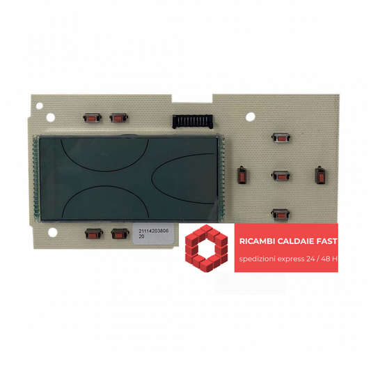 Scheda display caldaia Lamborghini 39820410 originale