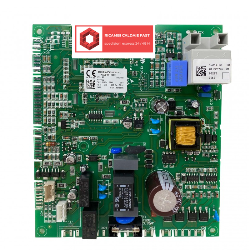 Scheda elettronica HAGC49 per caldaie Lamborghini Alhena e Ixinox Jet