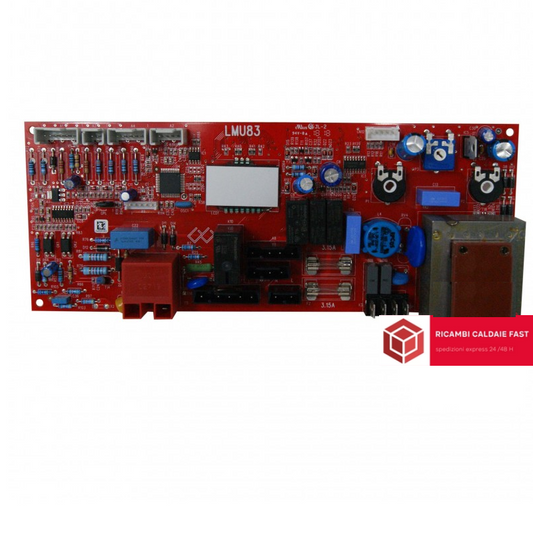 Scheda LMU83 per caldaia Unical Eve 05 CTFS 26 Plus, Enel.si E 240 Plus, E 260 Plus