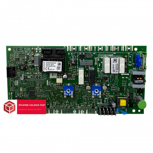 Scheda S4962DM3003 per Unical 95000951, Honeywell ; Ricambi Caldaie Fast 