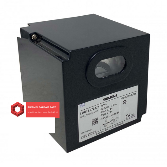 Apparecchiatura Siemens LDU11.323A27 , 230 V , 3.5 VA , frequenza 50/60 Hz

