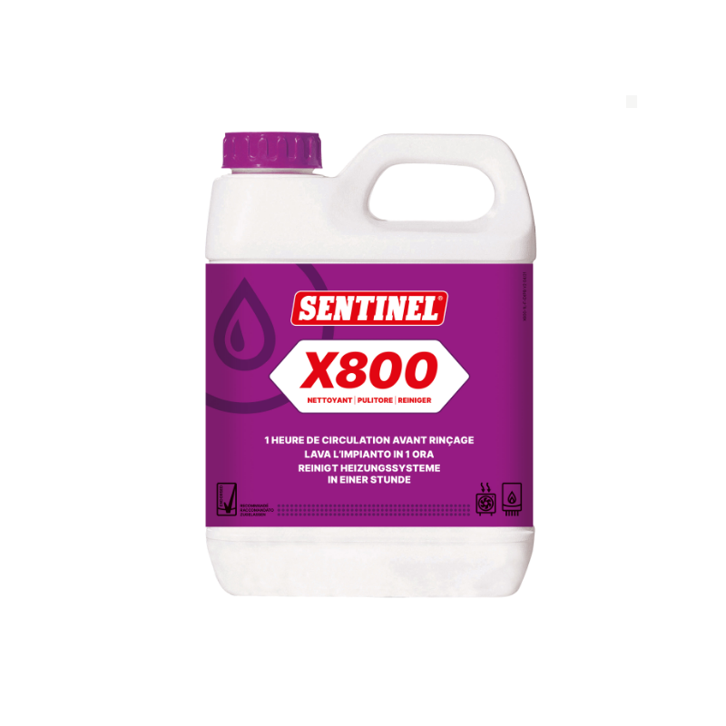 Sentinel X800 disincrostante radiatori e tubature 1 litro