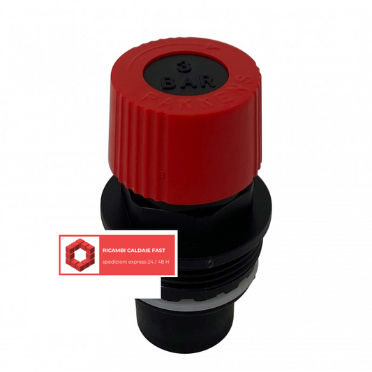 Testa rossa valvola sicurezza 3 bar caldaia Hermann Saunier Duval Themis Condens 0020259367