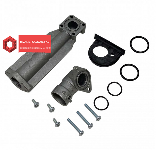 Tubo valvola gas bruciatore caldaia Ecoflam Ecosi 65104230 originale