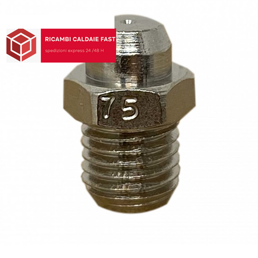 Ugello caldaia GPL foro 0,75 mm Zincato