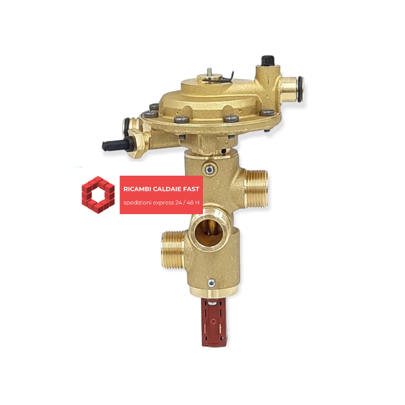 Valvola Deviatrice Sime P374AS00A4 per caldaia Sime 6102807 in ottone