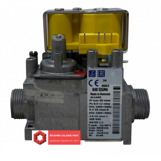 Valvola gas Baxi 710401600 per Initia+, Luna Duotec, Power HT+