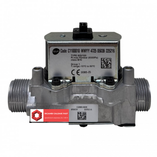 Valvola gas C1100010 B&P per Beretta codice 20182431