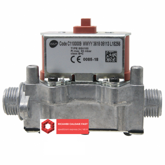 Valvola gas Bertelli B&P SGV100 C1100009 39841320 per caldaia Lamborghini