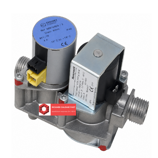 Valvola Gas Honeywell VK8515M4520 per caldaie Vaillant a Metano , Diametro 8 mm