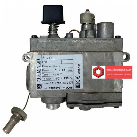 Valvola gas SIT 710 MINISIT 0710754 per friggitrice a gas