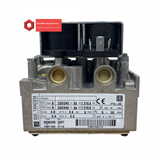 Valvola Gas Tandem 830 0830035 Sime 6243800