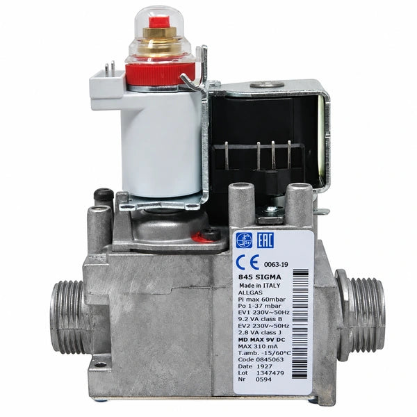 Valvola gas SIT 845 Sigma originale Italtherm codice 522000048 per caldaia
 Copia