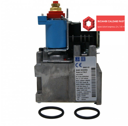 Valvola gas SIT 845020 originale Ecoflam Ecosi Linda+ 65104254