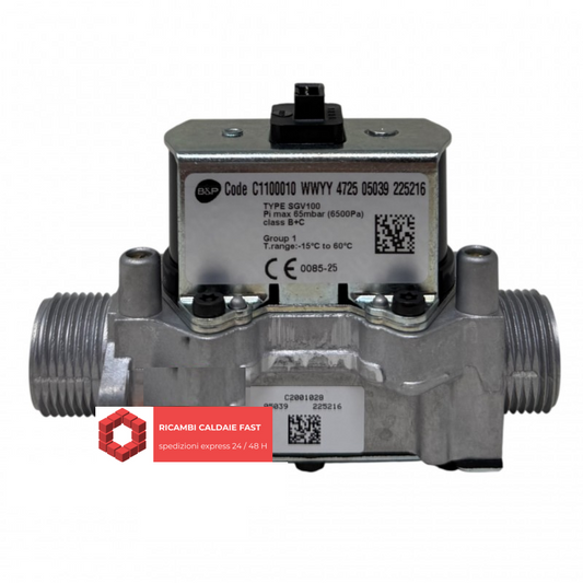 Valvola gas B&P C1100010 WWYY SGV100 PER Sylber 20182431