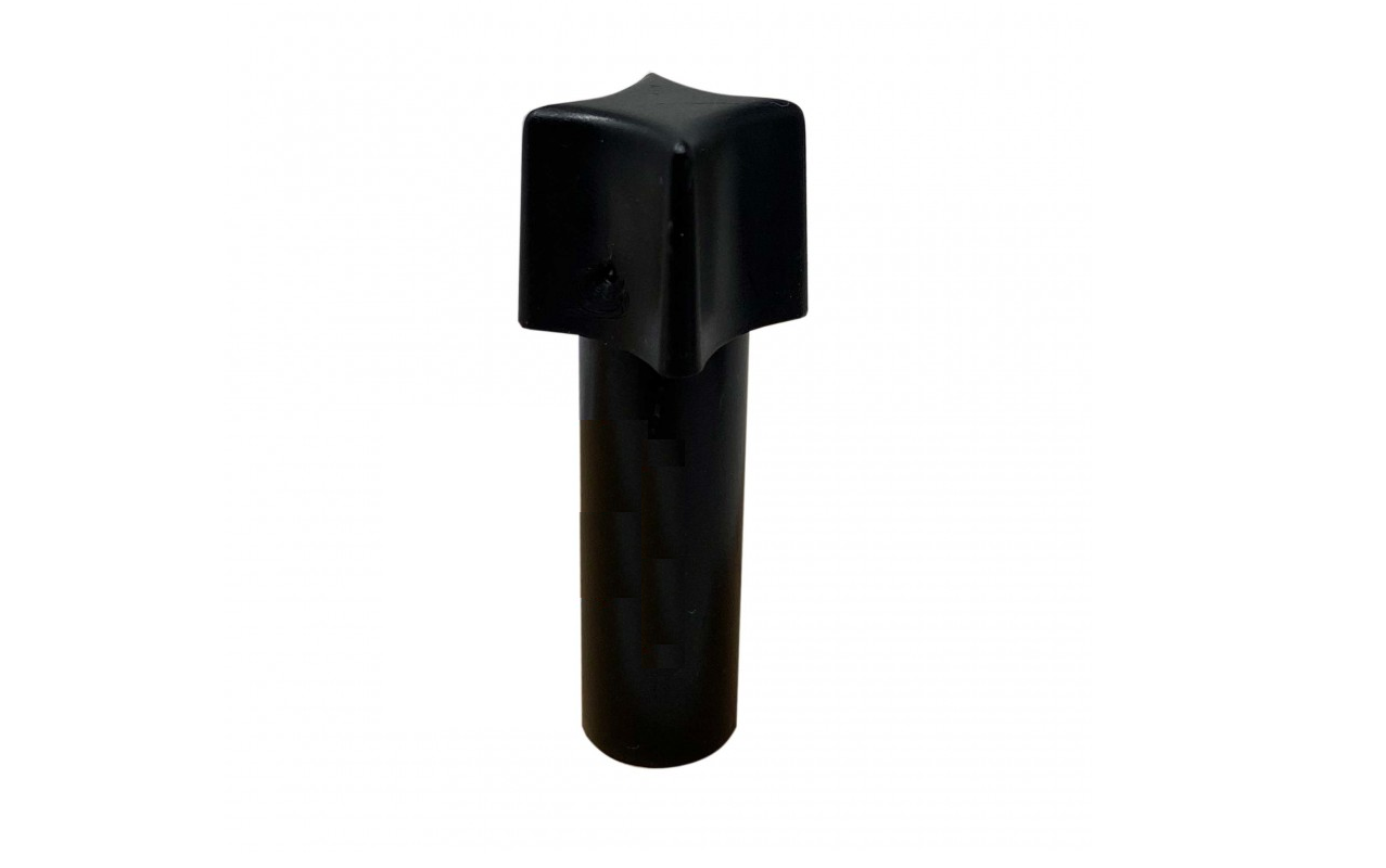 manopola nera di carico lunga 57 mm per rubinetto di carico 