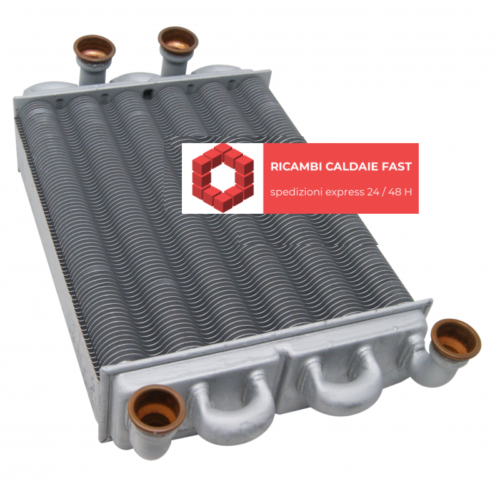 scambiatore grigio con 4 attacchi