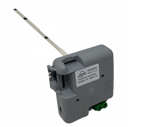 termostato quadrato grigio con sonda